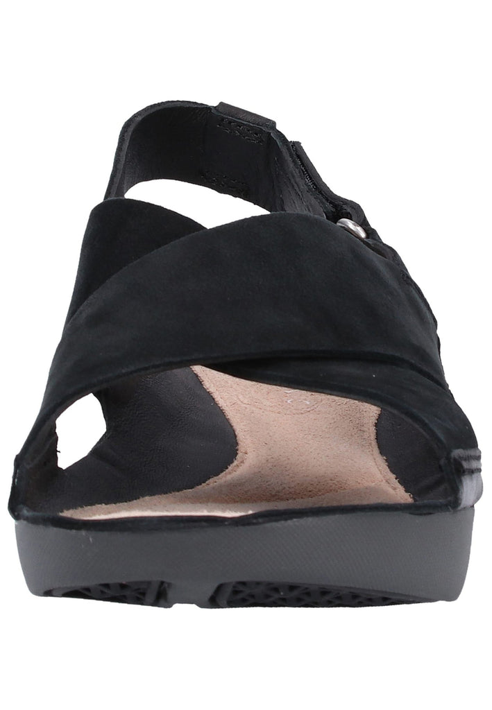 Clarks Sandalen Nubukleder Schwarz
