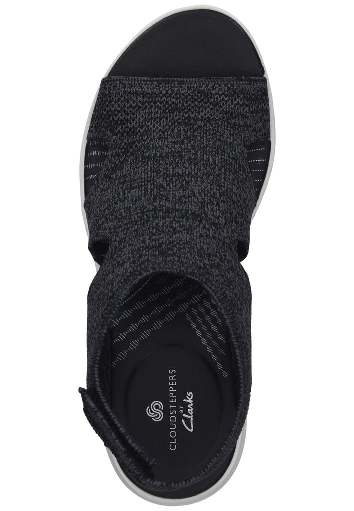 Clarks Sandalen Textil Schwarz