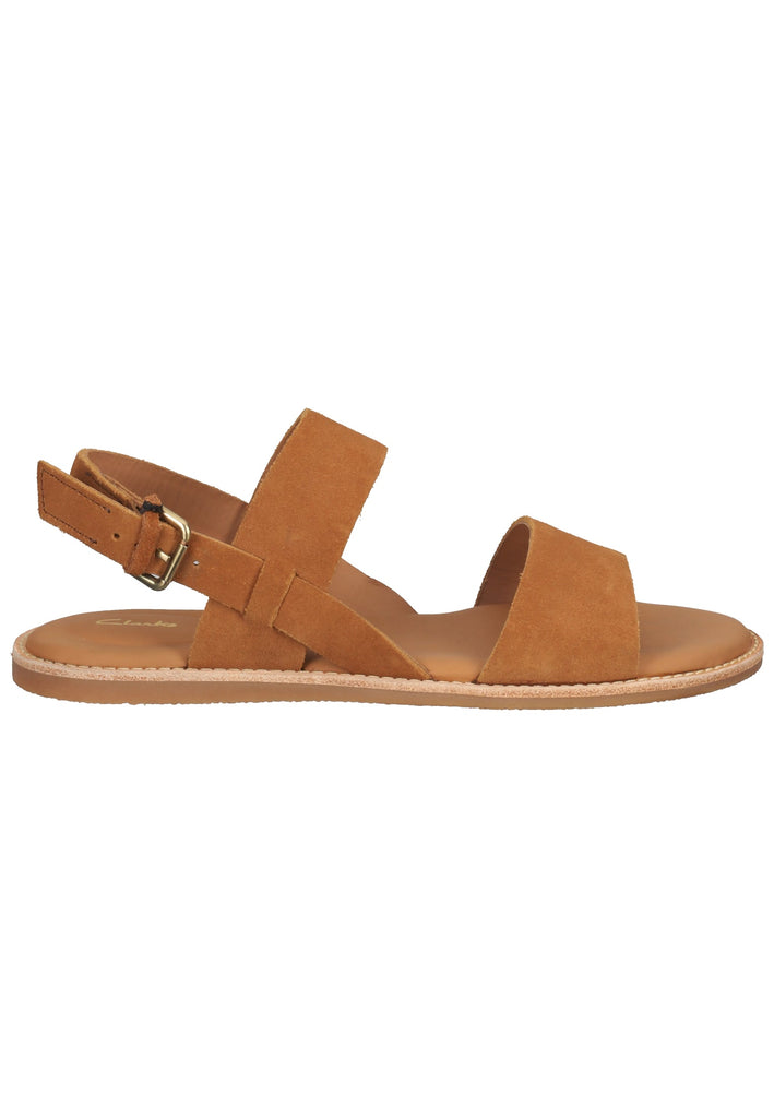 Clarks Sandalen Veloursleder Tan