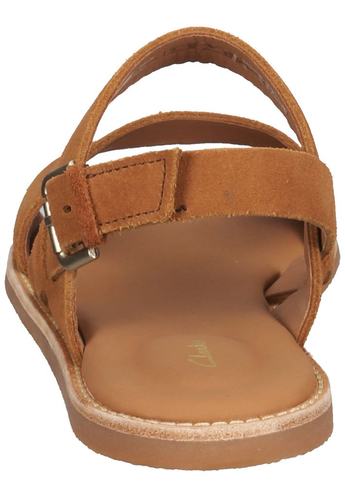 Clarks Sandalen Veloursleder Tan