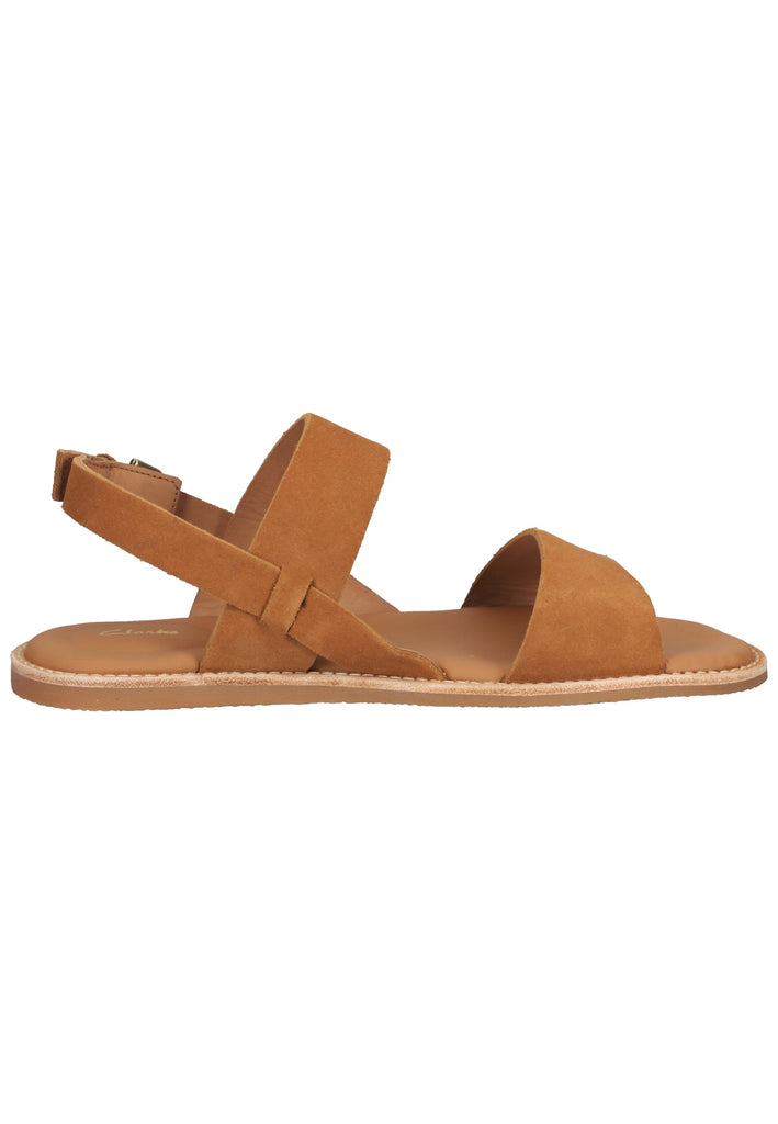 Clarks Sandalen Veloursleder Tan