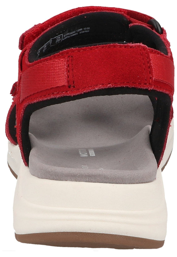 Clarks Sandalen Veloursleder/Textil Rot
