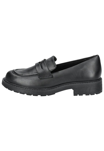 Slipper Clarks Slipper Leder Schwarz