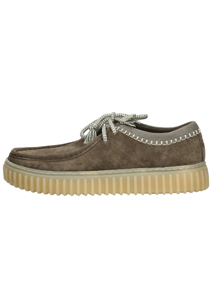 Slipper Clarks Slipper Veloursleder Oliv