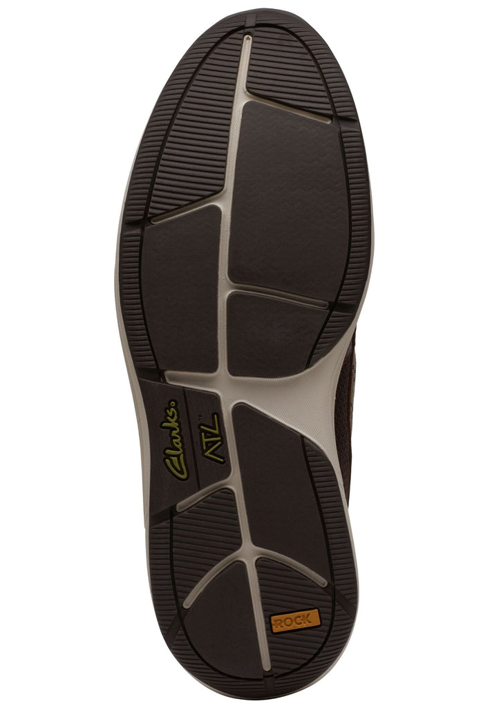 Clarks Slipper Leder Dunkelbraun