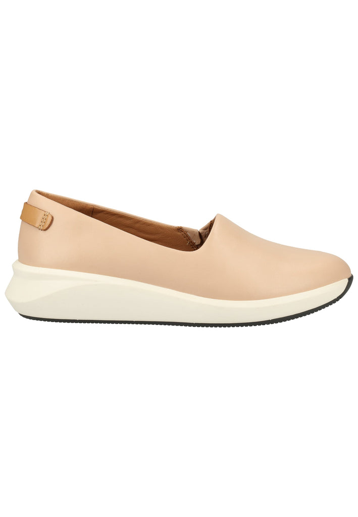 Clarks Slipper Leder Hellrosa