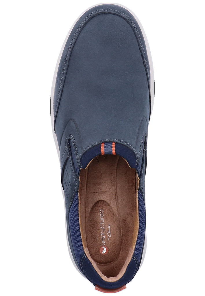 Clarks Slipper Nubukleder Navy