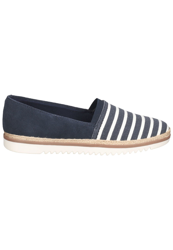 Clarks Slipper Textil Dunkelblau