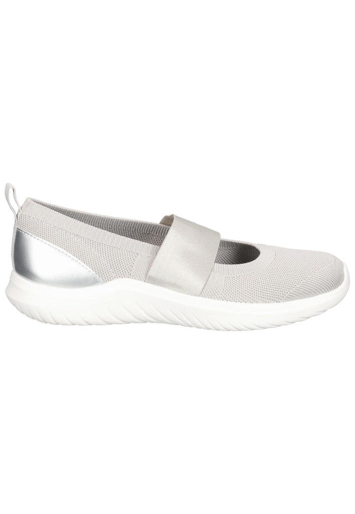 Clarks Slipper Textil Hellgrau