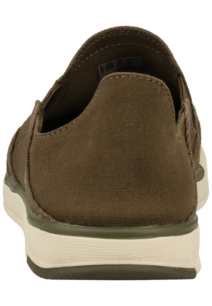 Clarks Slipper Textil Oliv