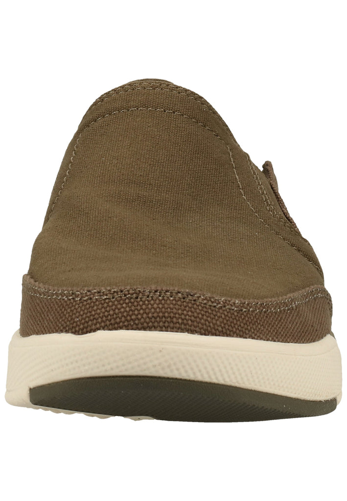 Clarks Slipper Textil Oliv