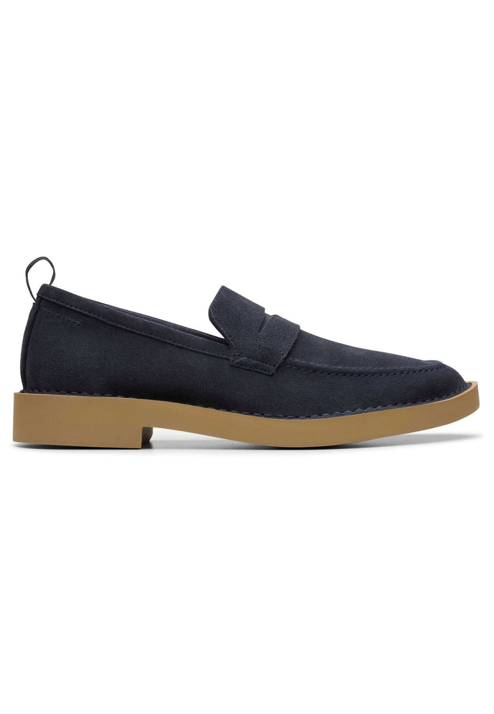 Clarks Slipper Veloursleder Navy