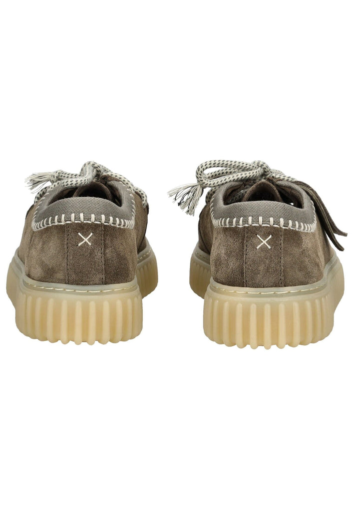 Clarks Slipper Veloursleder Oliv