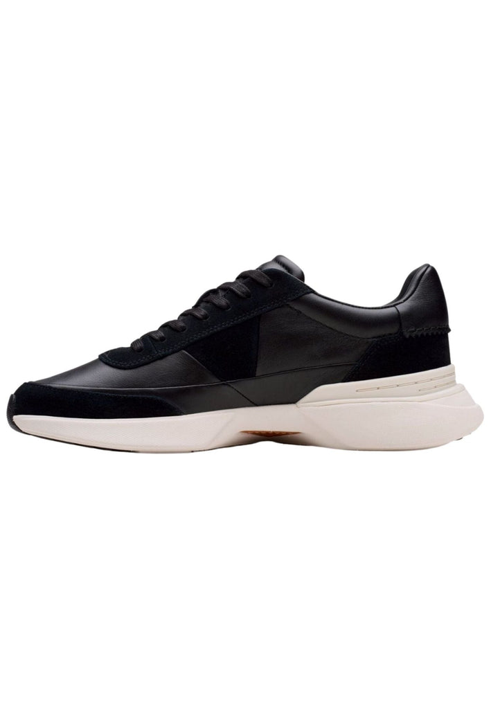 Sneaker Clarks Sneaker Leder Schwarz