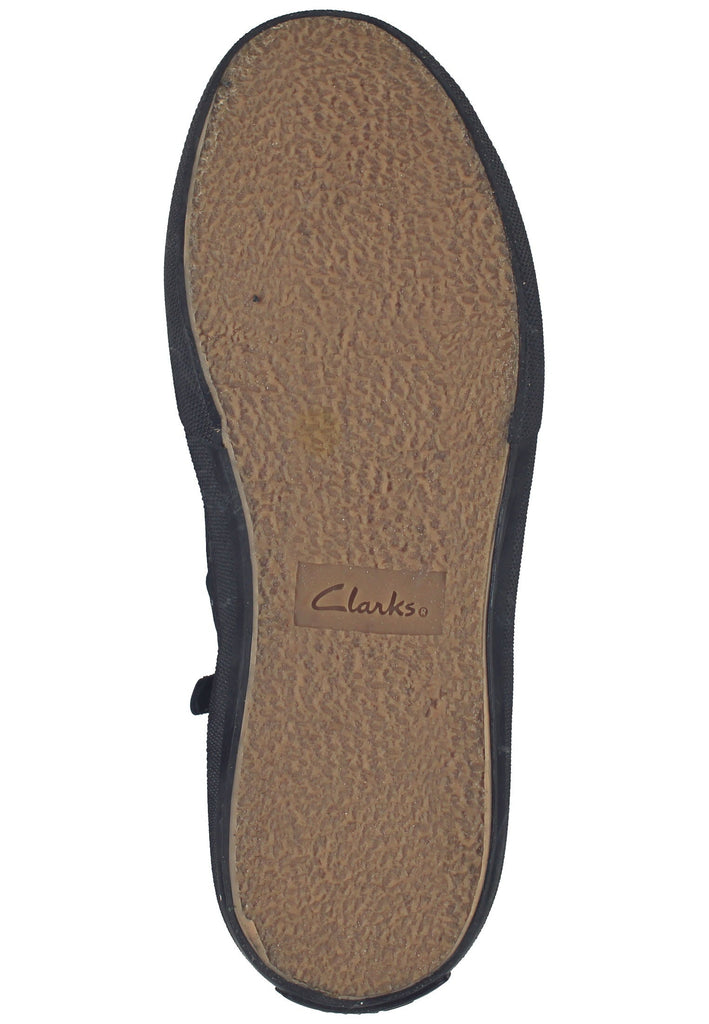 Sneaker Clarks Sneaker Leder Schwarz