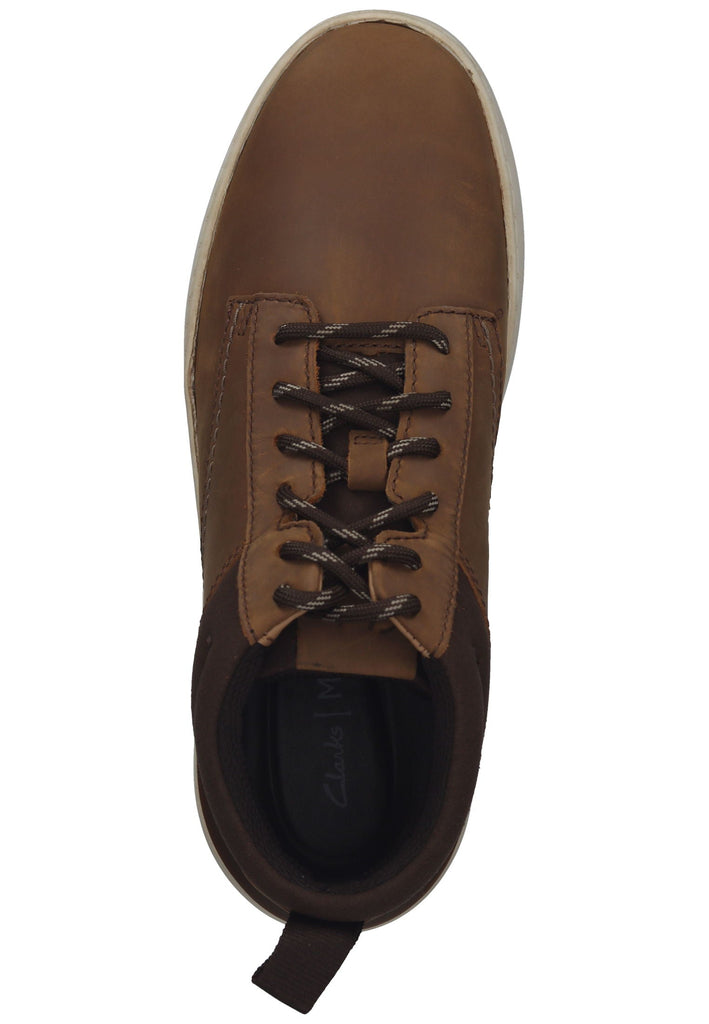 Clarks Sneaker Leder Hellbraun
