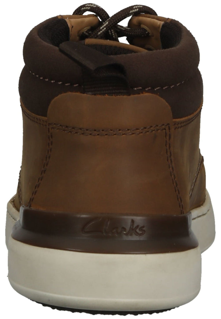 Clarks Sneaker Leder Hellbraun