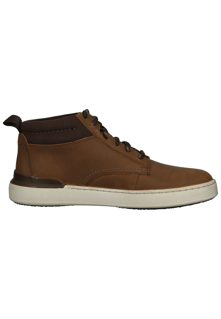 Clarks Sneaker Leder Hellbraun