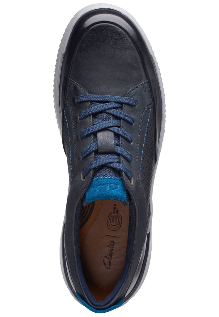 Clarks Sneaker Leder Navy