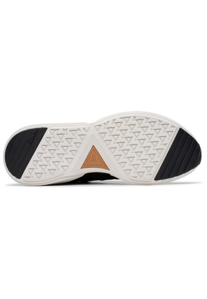 Clarks Sneaker Leder Schwarz