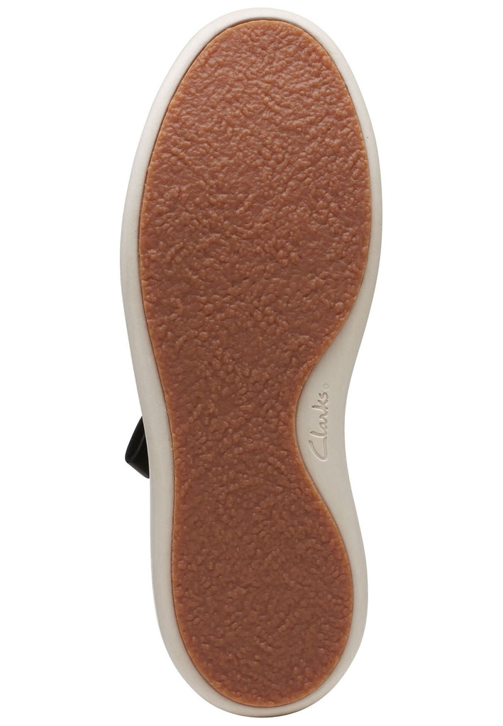 Clarks Sneaker Leder Schwarz