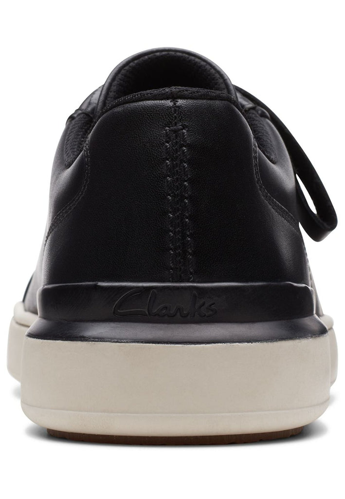 Clarks Sneaker Leder Schwarz