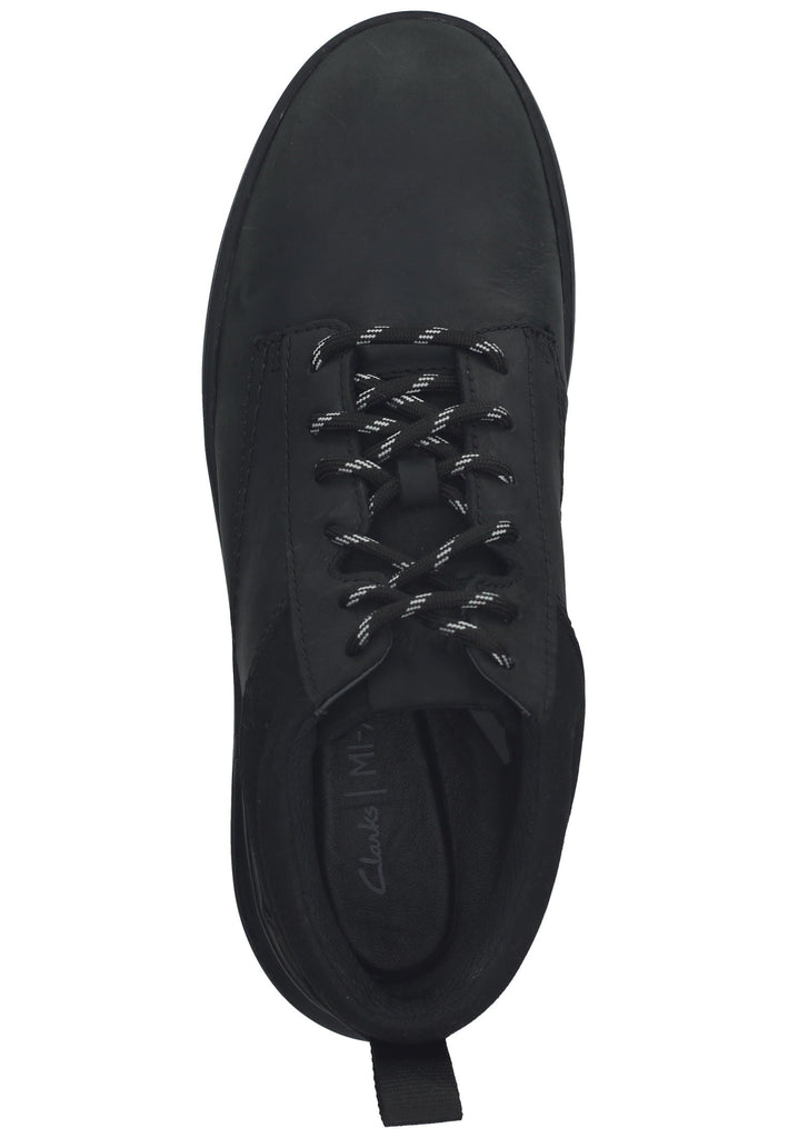Clarks Sneaker Leder Schwarz