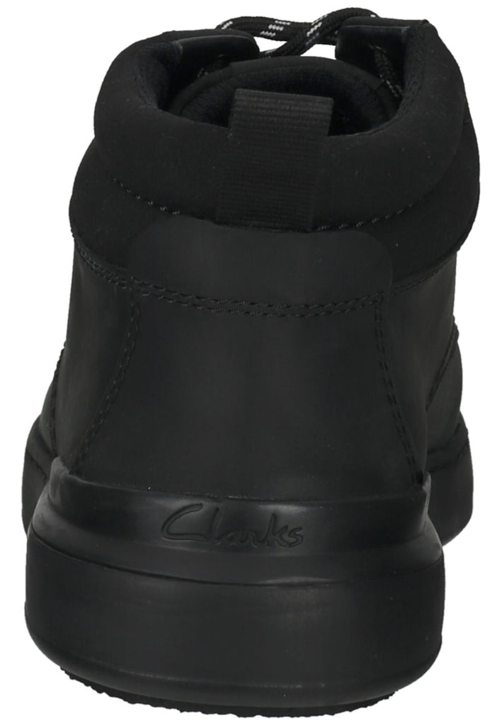 Clarks Sneaker Leder Schwarz