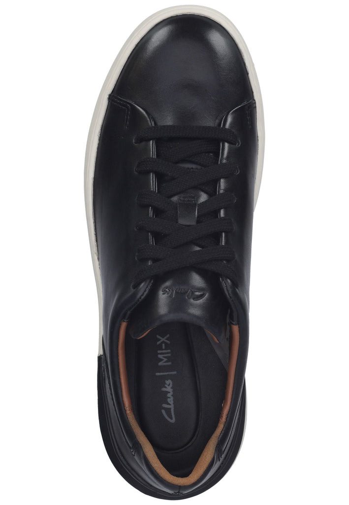 Clarks Sneaker Leder Schwarz