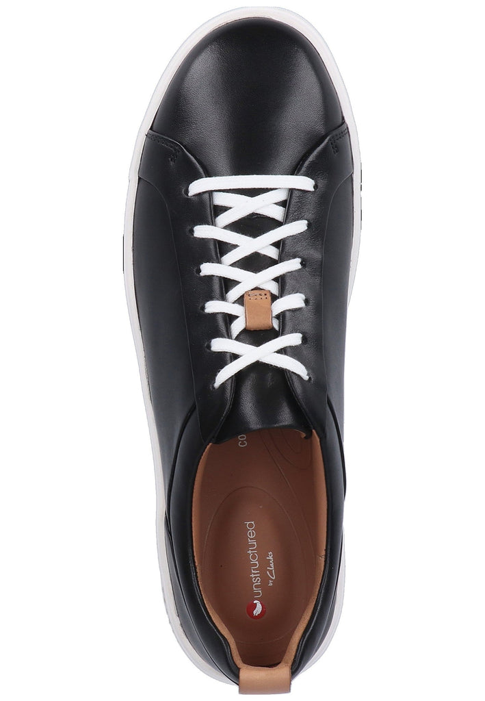Clarks Sneaker Leder Schwarz