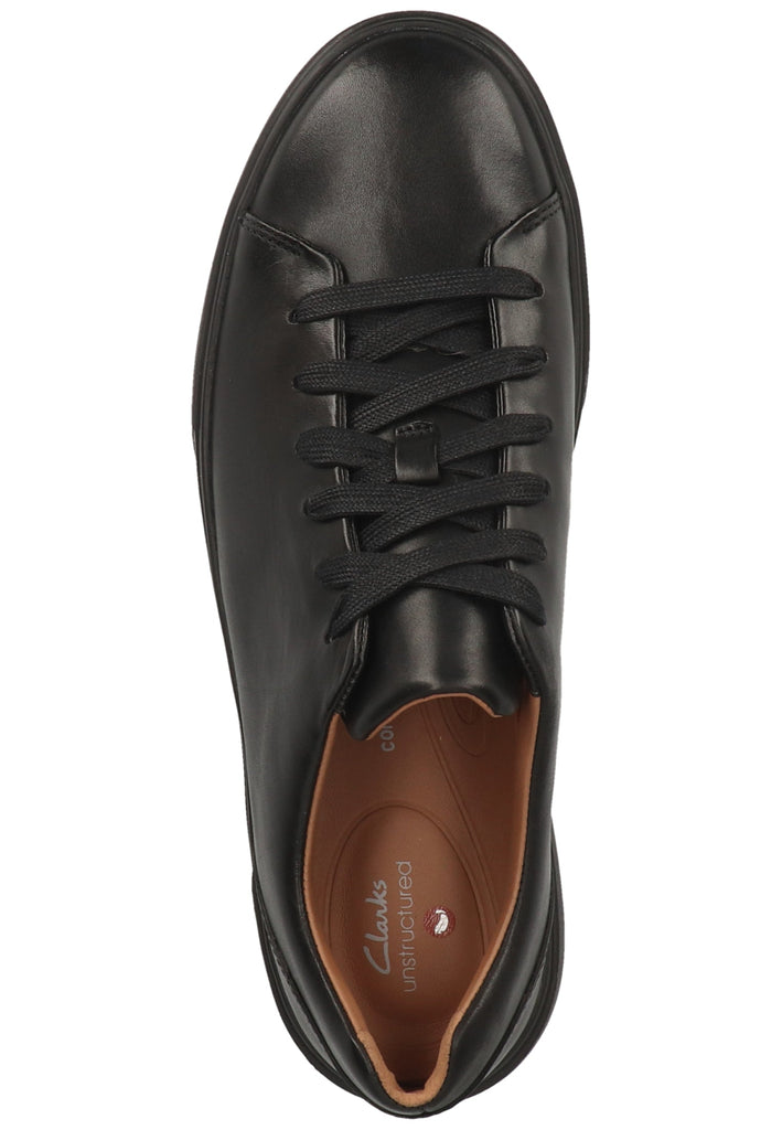 Clarks Sneaker Leder Schwarz