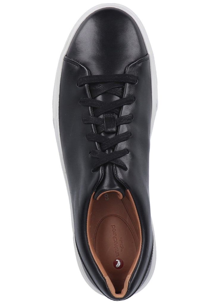 Clarks Sneaker Leder Schwarz