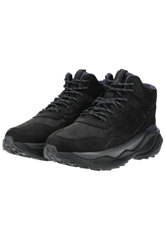 Clarks Sneaker Leder Schwarz/Blau