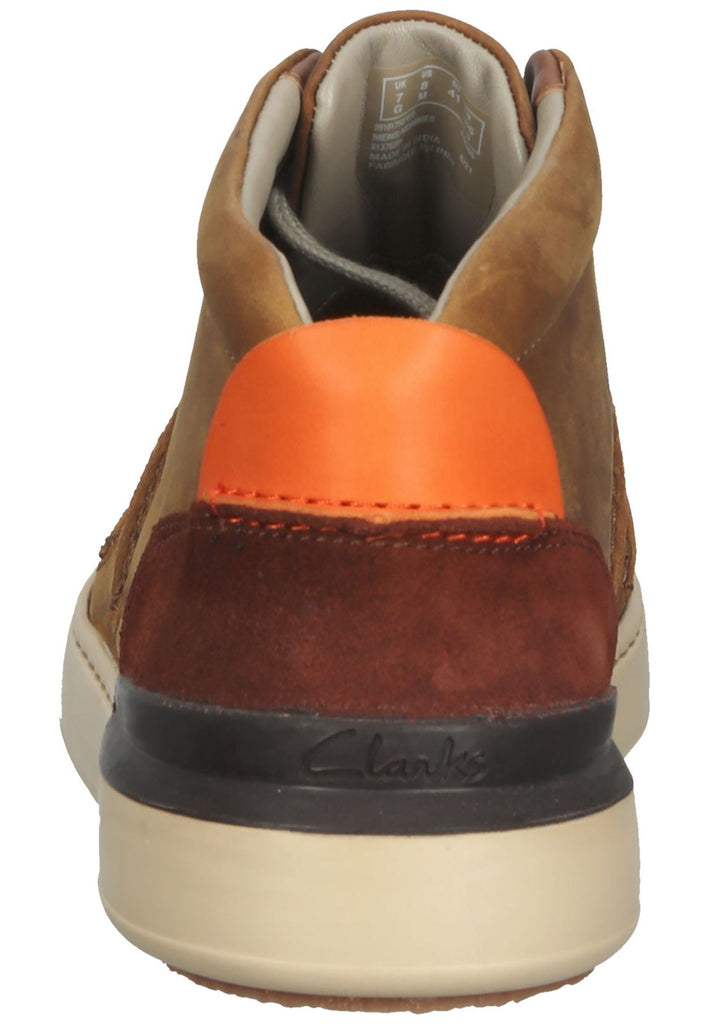 Clarks Sneaker Leder Tan