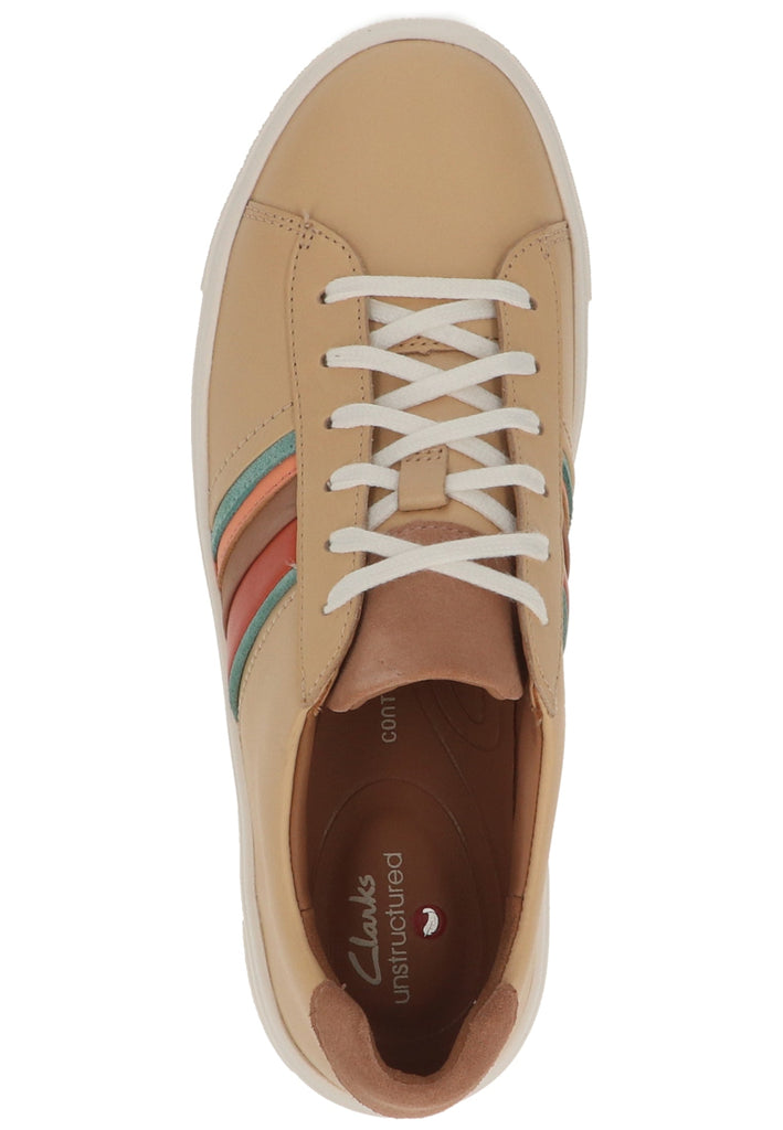 Clarks Sneaker Leder Tan