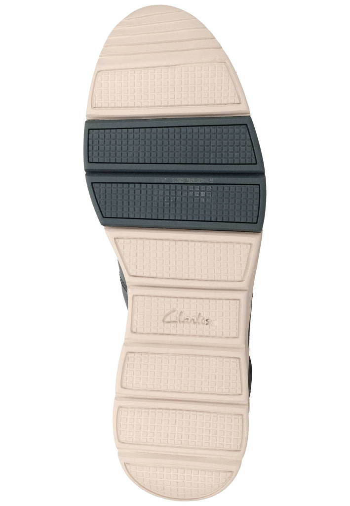 Clarks Sneaker Leder/Textil Dunkelblau