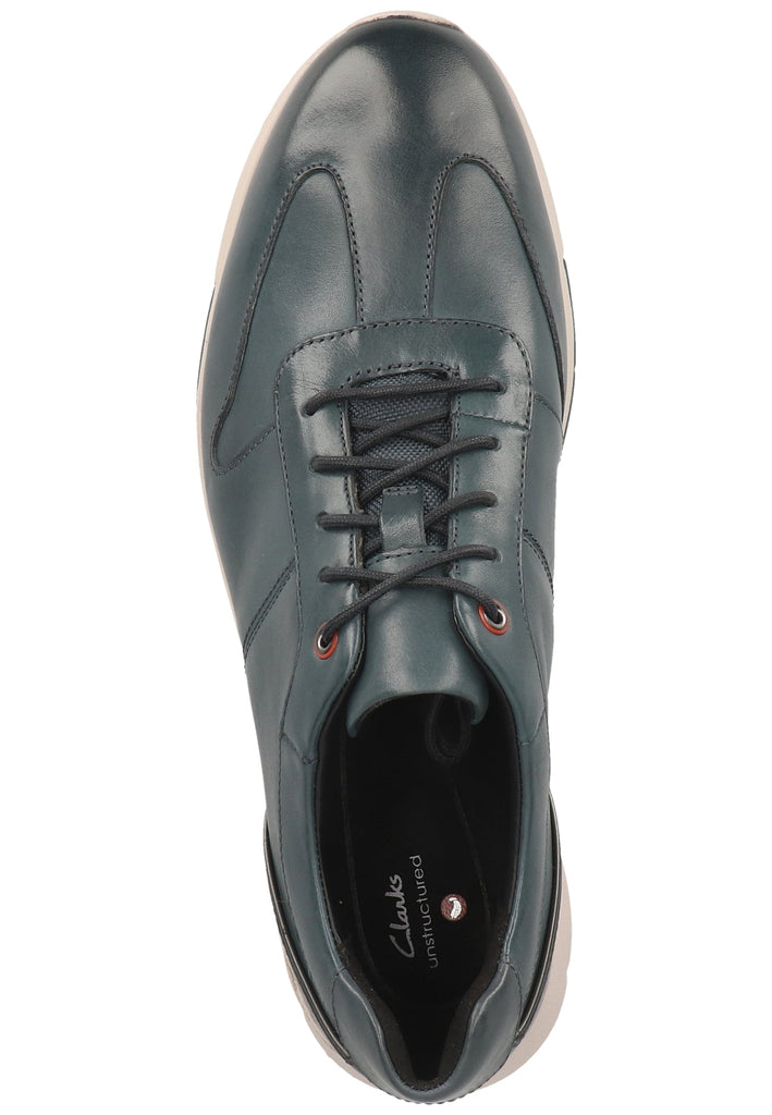 Clarks Sneaker Leder/Textil Dunkelblau