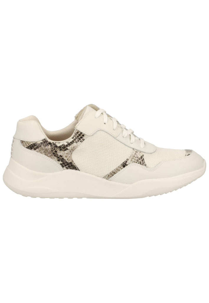 Clarks Sneaker Leder/Textil Grau