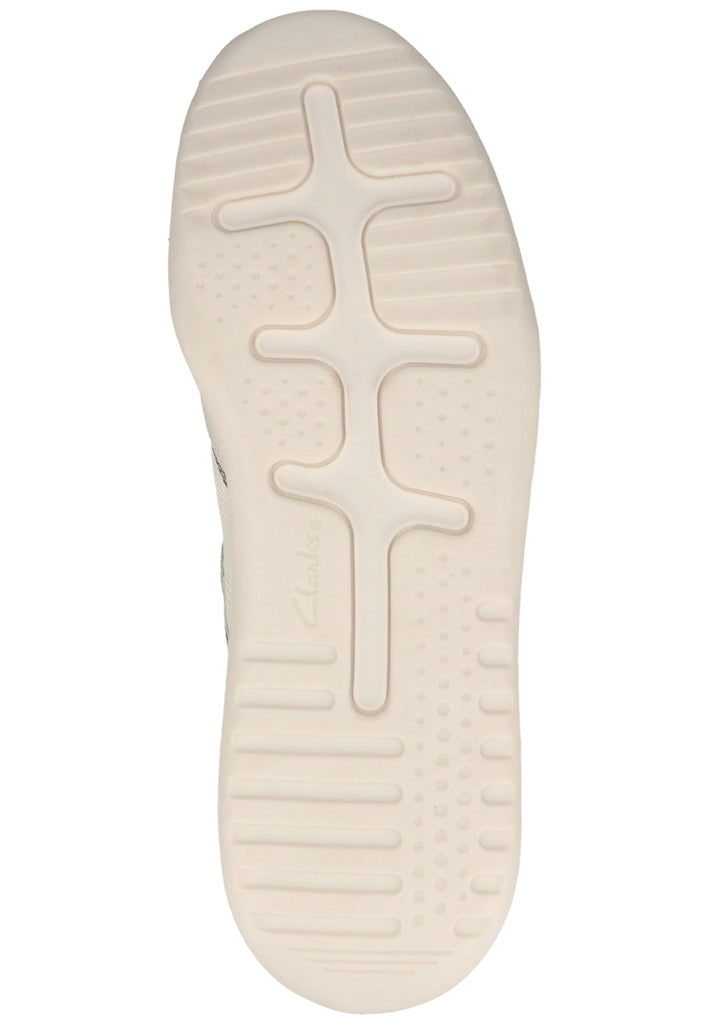 Clarks Sneaker Leder/Textil Grau