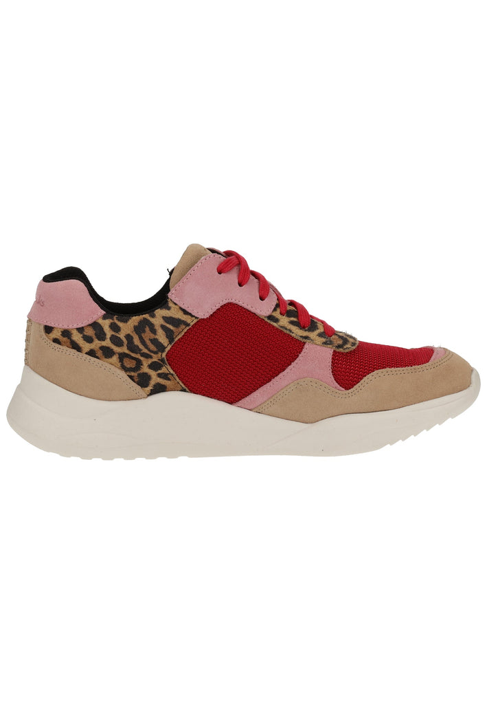 Clarks Sneaker Leder/Textil Leopard