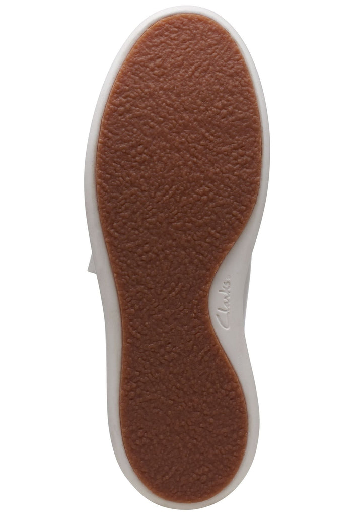 Clarks Sneaker Leder Weiß