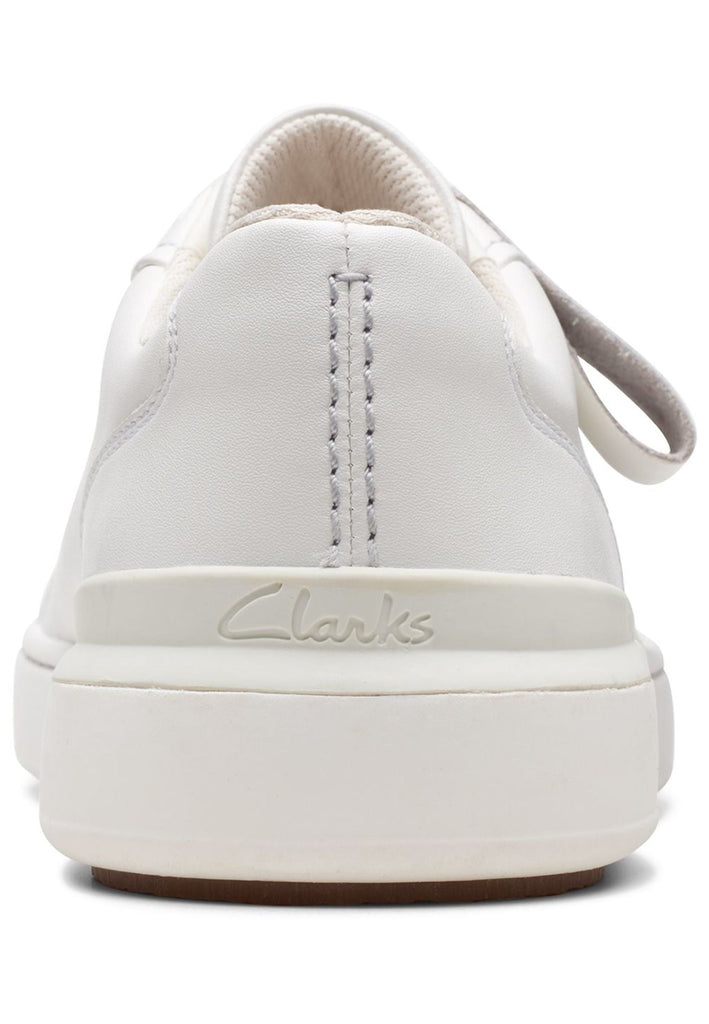 Clarks Sneaker Leder Weiß