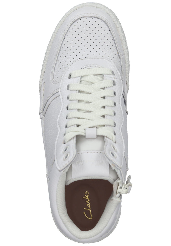 Clarks Sneaker Leder Weiß