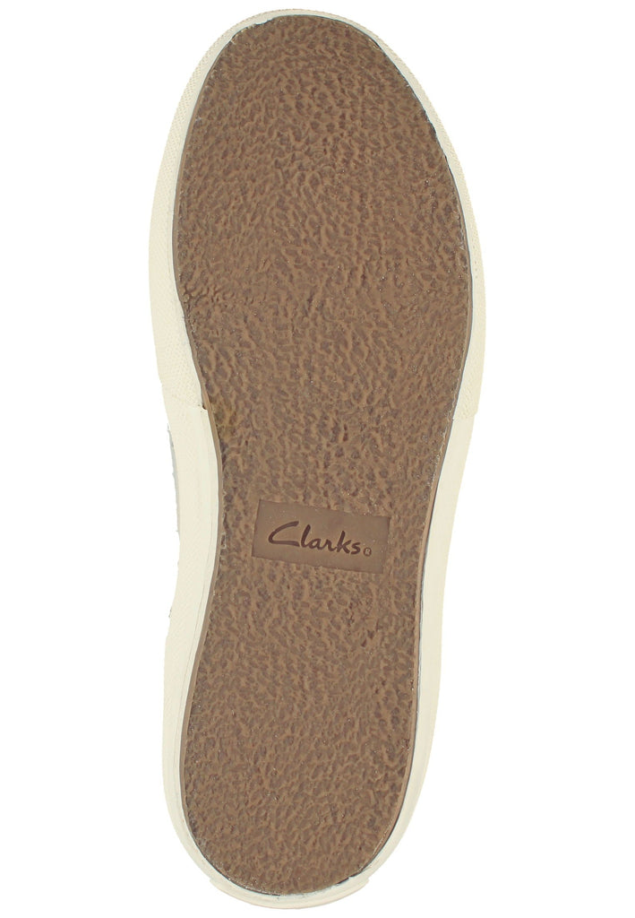 Clarks Sneaker Leder Weiß