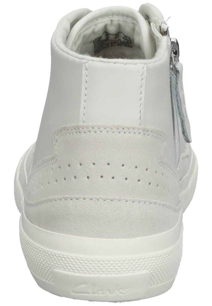 Clarks Sneaker Leder Weiß