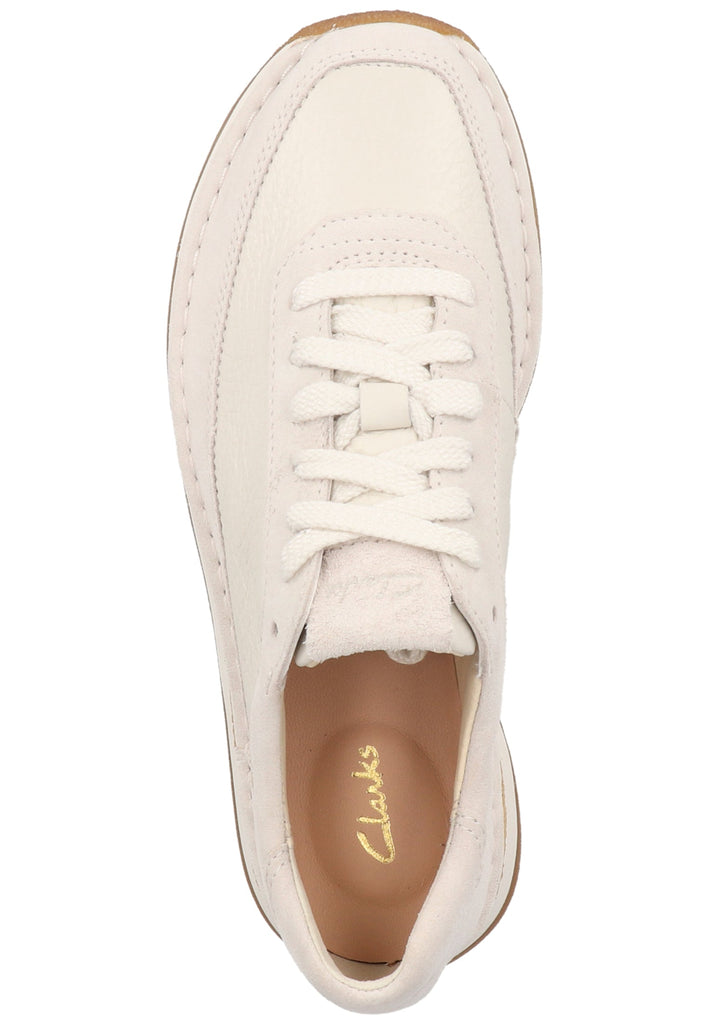 Clarks Sneaker Leder Weiß