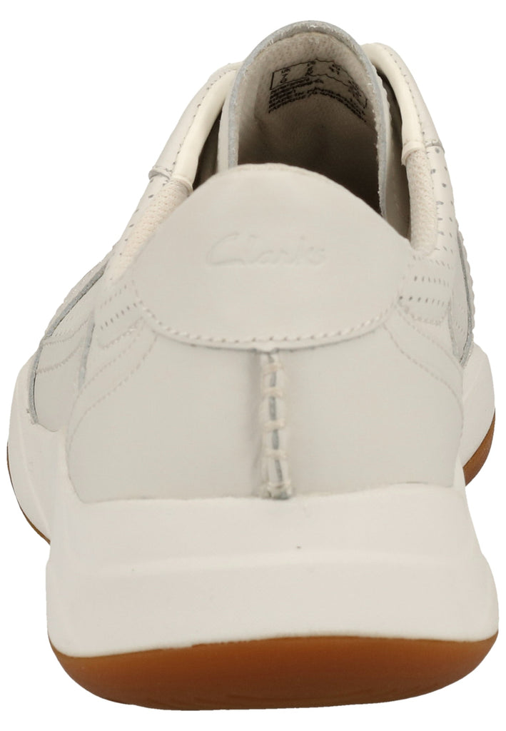 Clarks Sneaker Leder Weiß