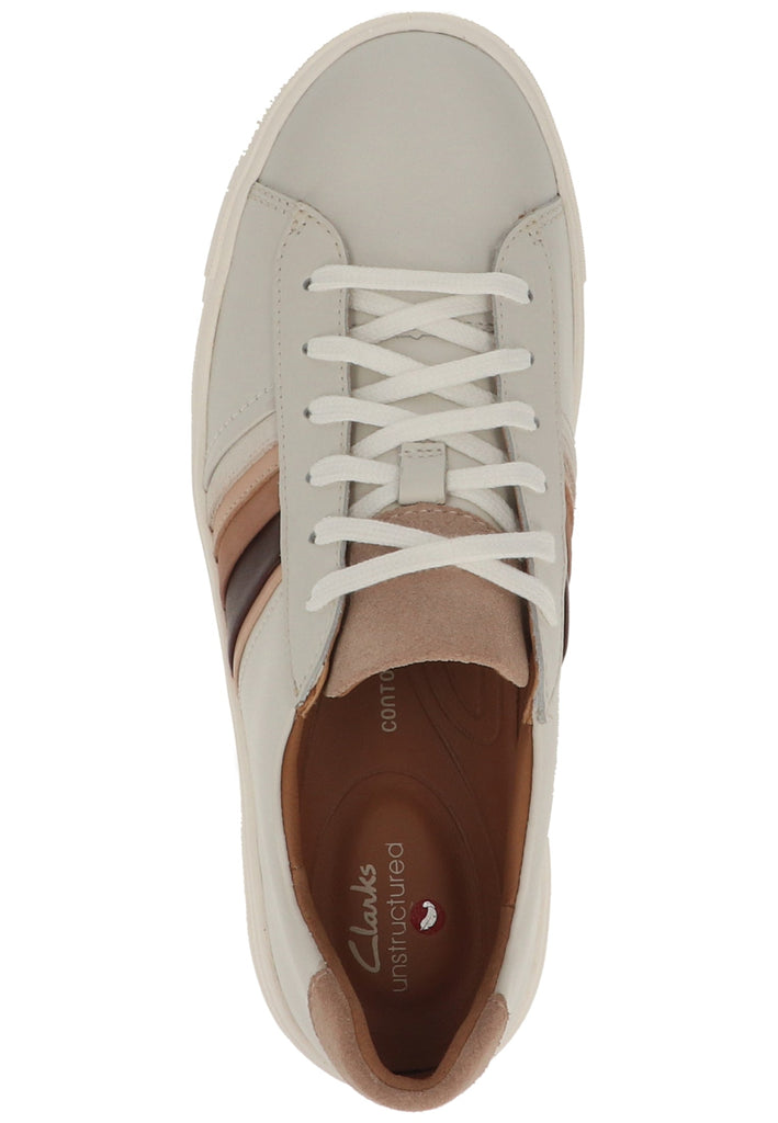 Clarks Sneaker Leder Weiß