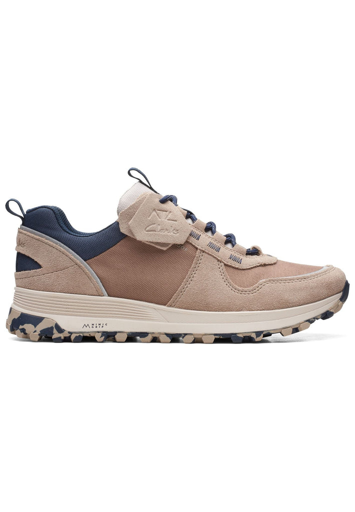 Clarks Sneaker Lederimitat/Textil Sand