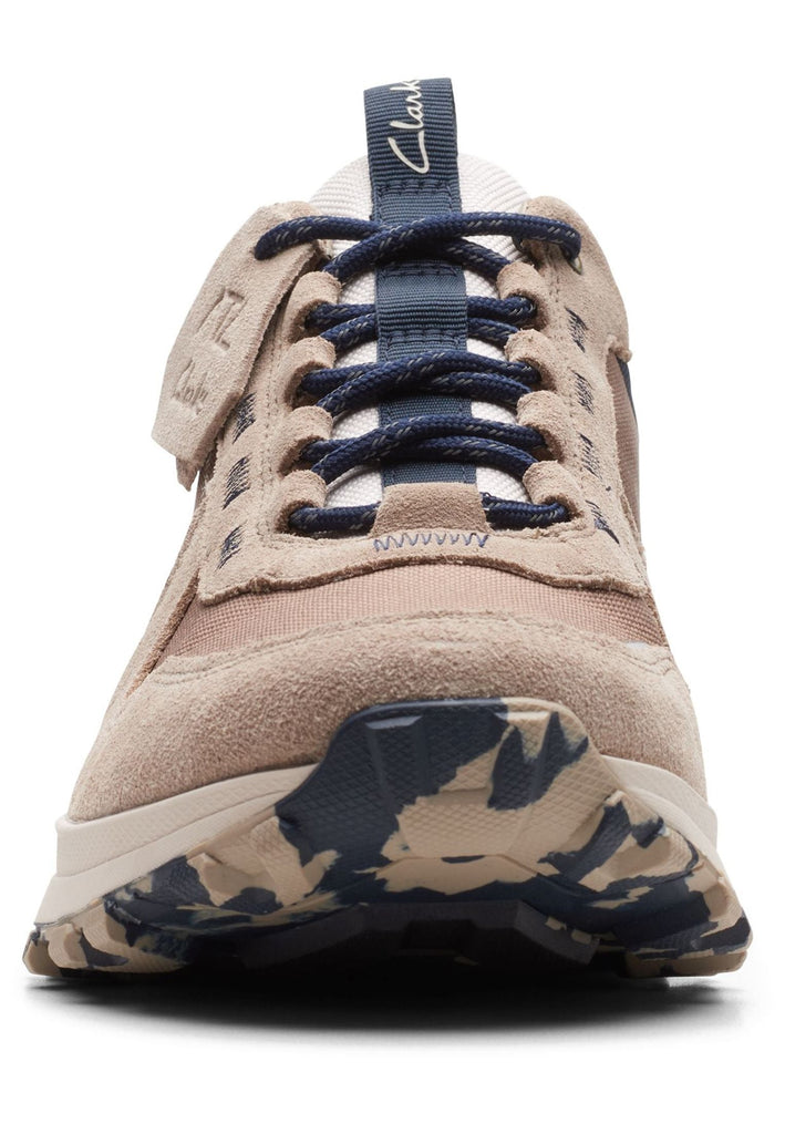 Clarks Sneaker Lederimitat/Textil Sand